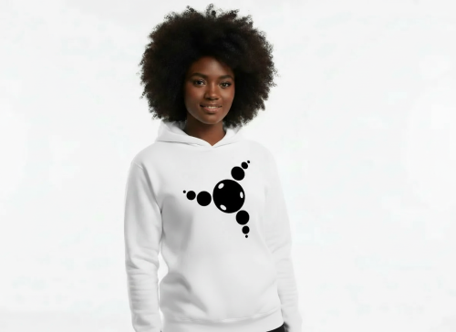 SM Logo Hoodie White